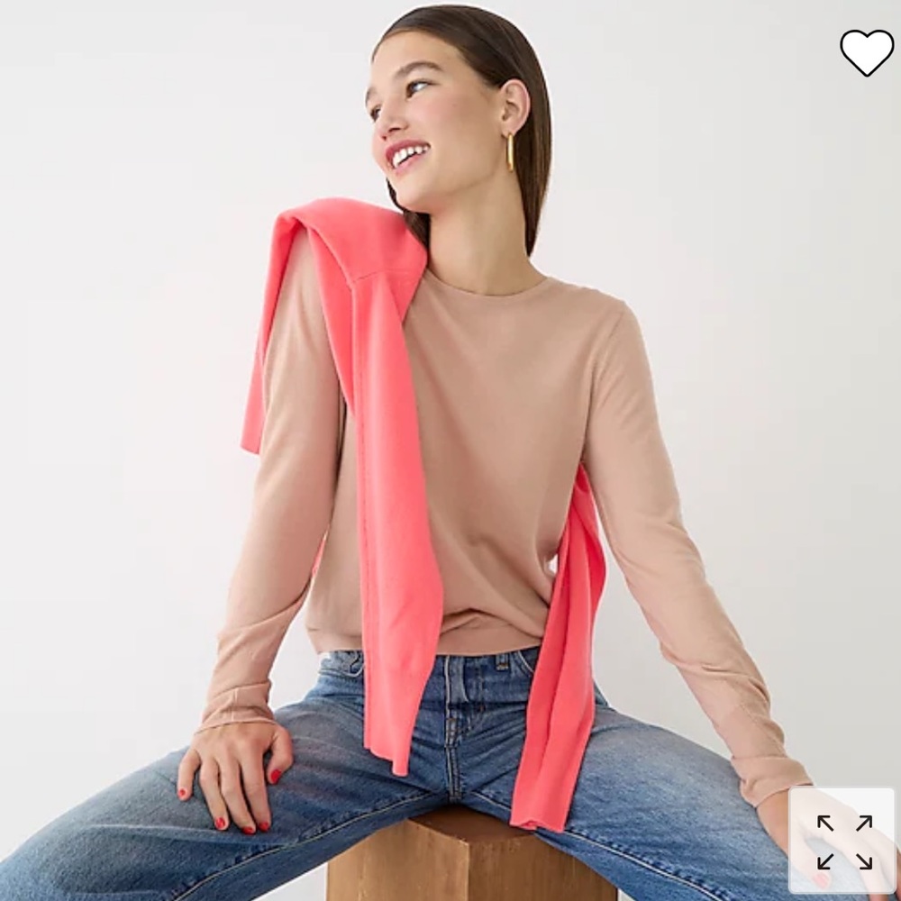 NWOT J crew halle crewneck sweater S